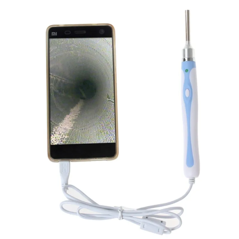 66AD USB Endoscope Otoscope for Windows/Android OTG Smart Phone Visual Android OTG Otoscope Ear Nose Scope Oral Cavity Tester