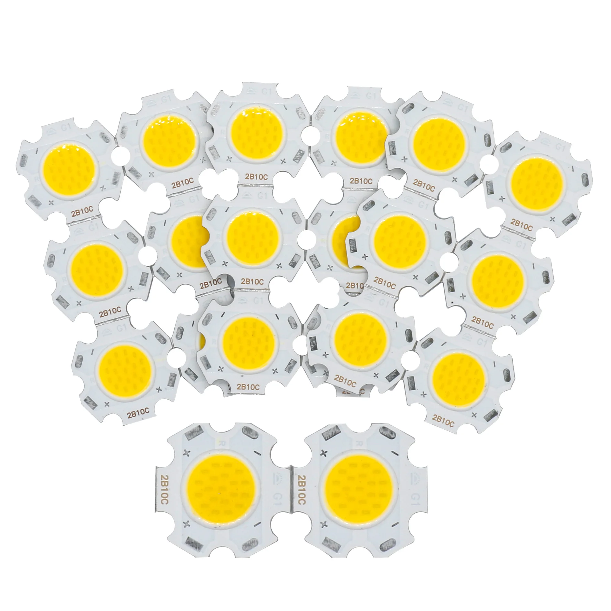 20pcs a lot High Power LED COB Light Bulb 250mA 20MM 3W 5W 7W 10W LED Source Chip Light Lamp SpotLight Downlight Lamps DIY Bulbs