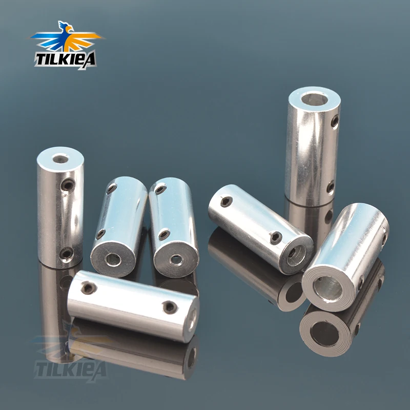 1pc Rc Car Boat Metal Drive Shaft Connector 2mm/2.3mm/3mm/3.17mm/4mm/5mm/6mm Motor Shaft Aluminum Alloy Coupling for RC Boat Car