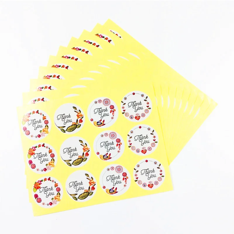 100Pcs custom sticker/wedding sticker/corporate logo transparent sticker/waterproof personalized sticker/kraft paper/
