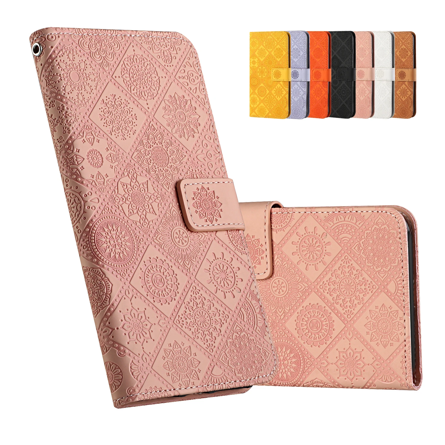 Pattern Flip Walle Leather Case For Huawei Honor 9A 9C 10 20 8X 9X P30 P40 Lite Pro P Smart Z Y5 Y6 Y7 2019 Y5P Y6P 2020 2021