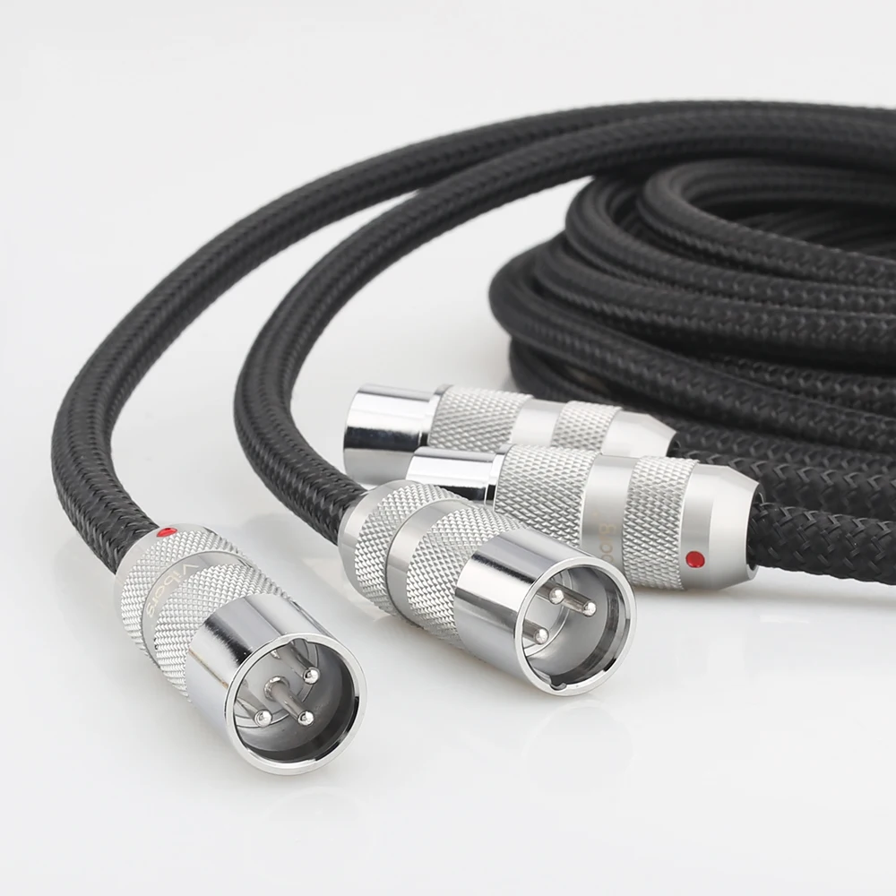 Viborg OFC Multiple pure copper XLR balanced Interconnect cable HIFI XLR Male to Female Extension XLR Cable NO BOX