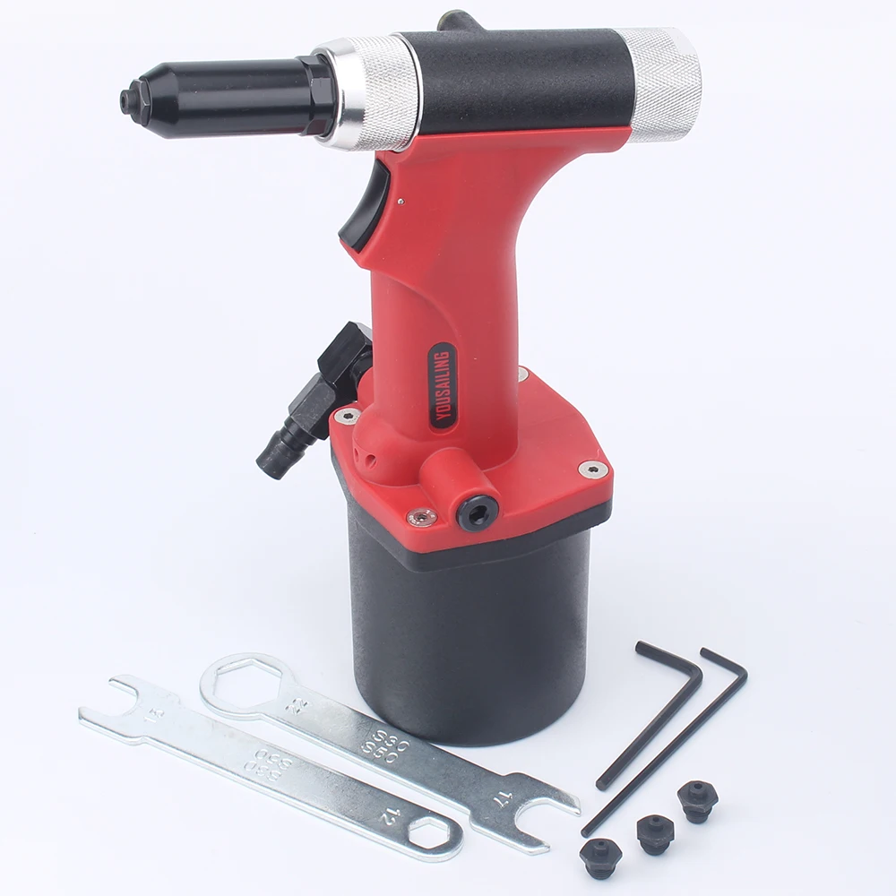 Imagem -03 - Yousailing-pneumatic Blind Rivet Guns Red Air Riveter 2.4 mm 3.2 mm 4.0 mm 4.8 mm Nível Industrial S50 Alta Qualidade