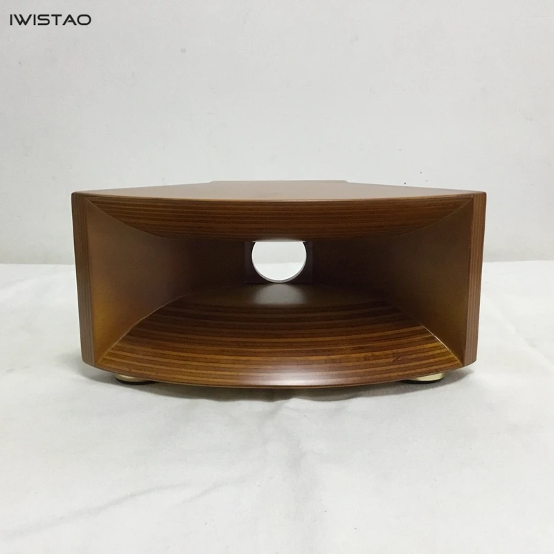IWISTAO HIFI пустой деревянный рожок, твердый, 1 пара, высокая компенсация для полнодиапазона, Fostex FT17H, супер твитер 355 мм