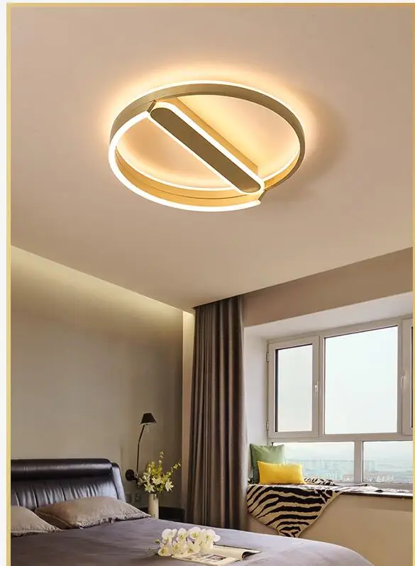 Light luxury bedroom lamp northern Europe simple modern warm romantic wedding room home atmosphere led ceiling lamp study lamp