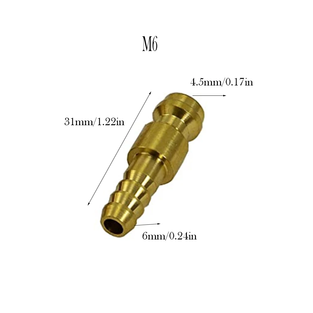 Plugue refrigerado a água para tocha de soldagem, Soldador Mig Tig, Conector Rápido, M6, M8, M10 Montagem