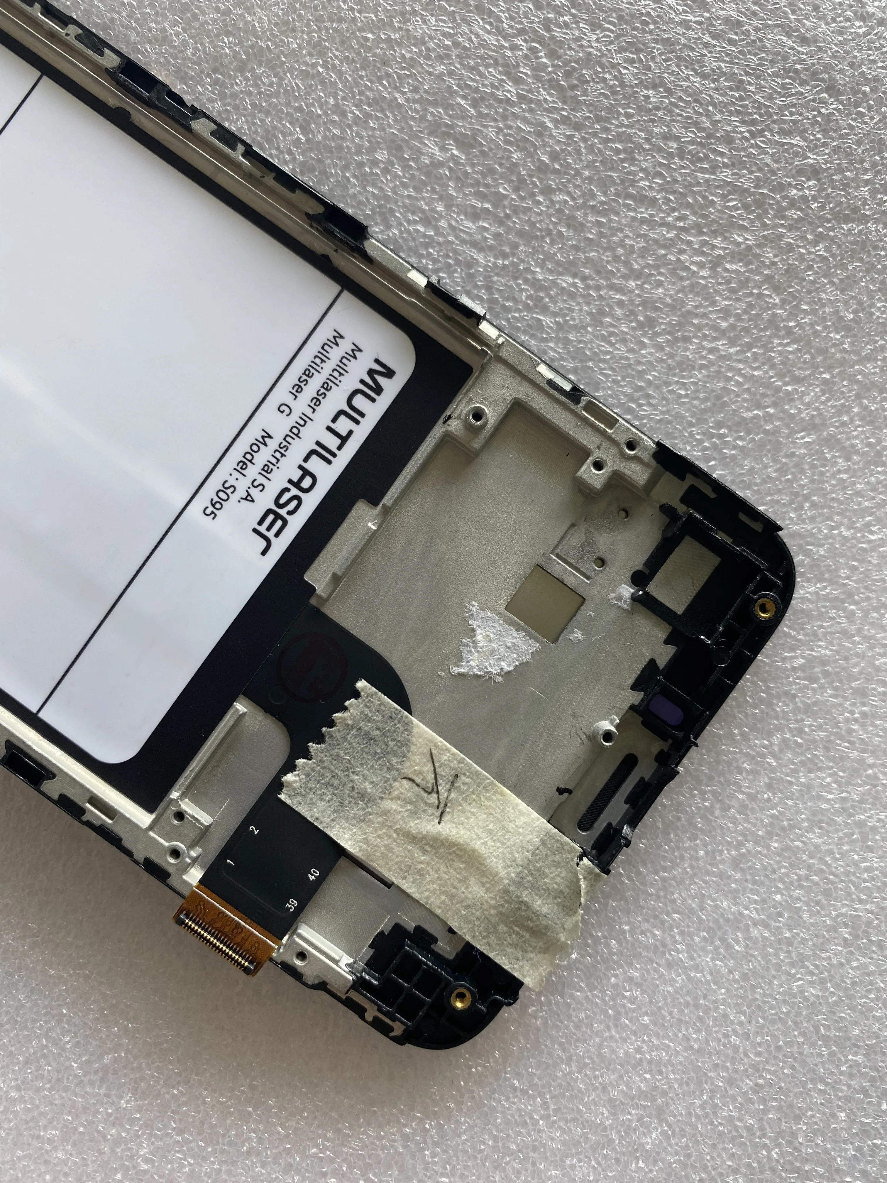 Baru untuk Multilaser S095 Sensor Digitizer Tampilan LCD Layar Sentuh Warna Hitam