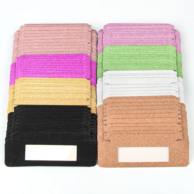 Cajas de empaque para pestañas al por mayor, de 10 a 100 piezas con bandejas, estuche organizador para salón de belleza 3