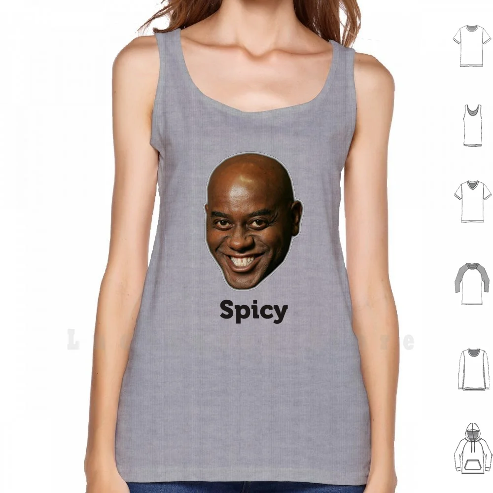 Spicy - Ainsley Harriott tank tops vest 100% Cotton Spicy Memes Ainsley Harriott Funny Comedy Humor Laugh Chef