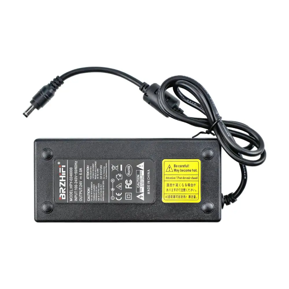 Ghxamp DC24V Amplifier Power Supply 24V 6A Power Adapter For TDA7498E TPA3116 Mini Power Amplifiers with EU plug