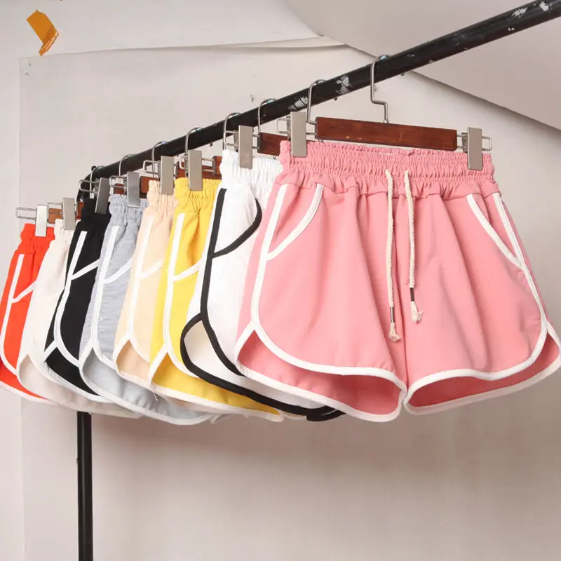 Loose Aesthetic Cotton Hot Summer Wide Leg Women's Shorts Sexy Korean Sports Sweat Casual Jogger Spandex Sleeping Short Pants