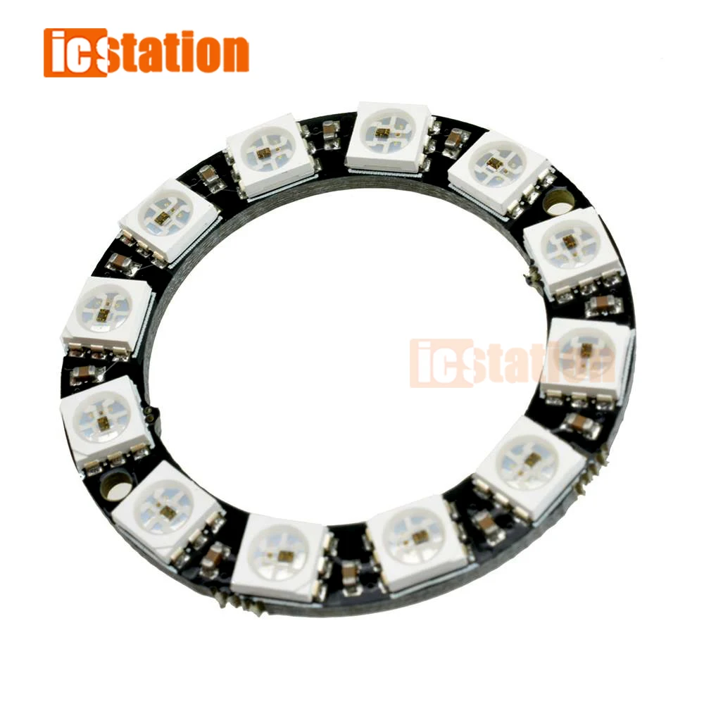 WS2812S RGB 5050 12bits LED Ring with Integrated Drivers