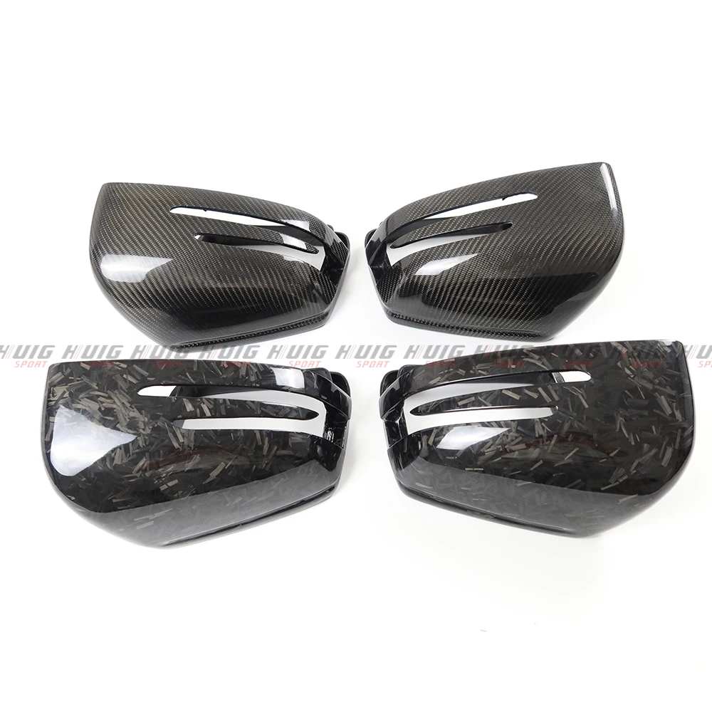 For Mercedes Benz G Class W463 update G500 G550 G63 G65 Real Forged Carbon Fiber mirror cover car rearview side mirror caps