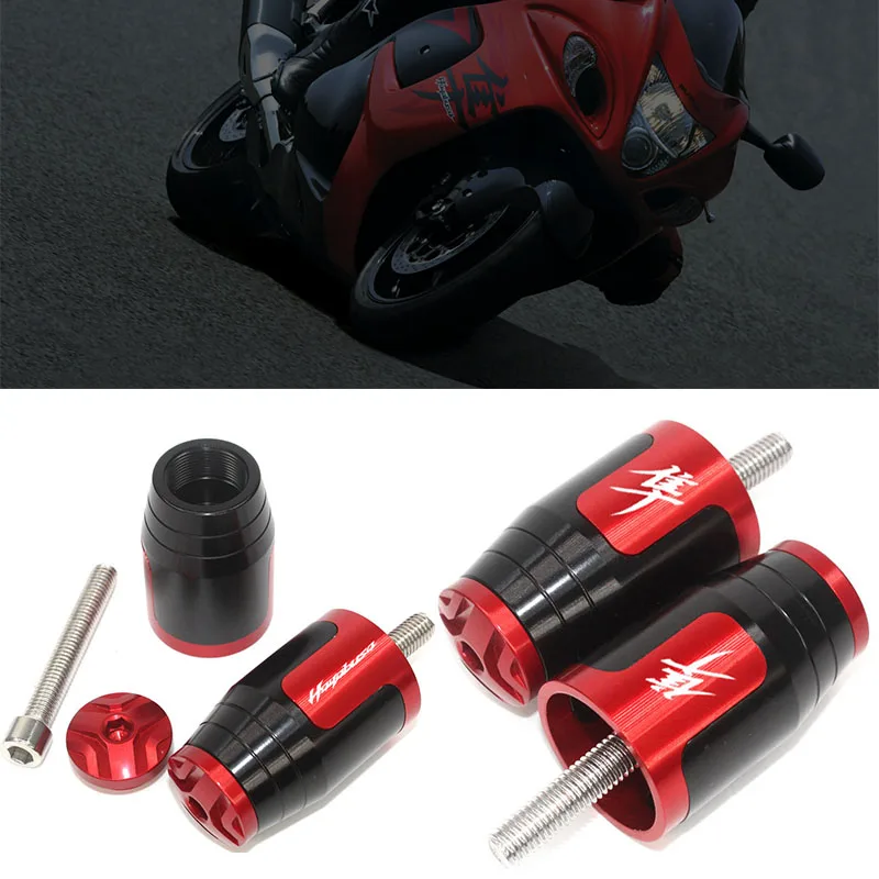 Motorcycle Accessories 7/8\'\' 22MM Handlebar Grips Handle Bar Cap End Plugs Fit For HAYABUSA/GSXR1300 GSXR 1300 2008 -2016