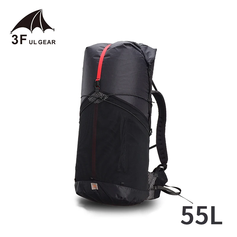 3F UL GEAR Trajectory 55L Ultralight Backpack XPAC 2