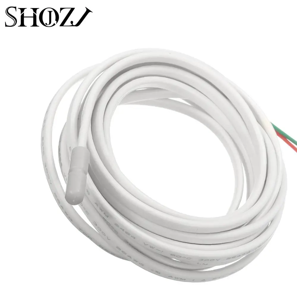 3M 10M 20M 10k 3950 NTC Cable Cord Thermocouple Temperature Control Sensor Probe for Thermostat Measure Floor Temperature