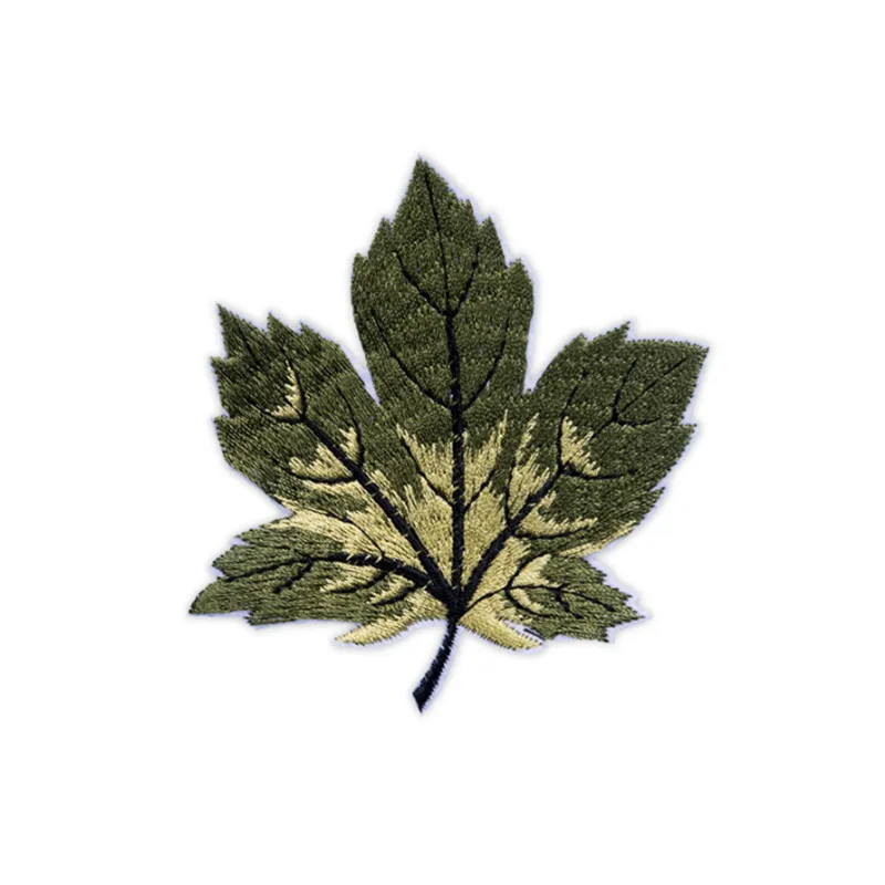 9Pcs/Pack Maple Leaf Embroidery Patches Iron On For Clothes Jacket T-shirt Bag DIY Hat Appliques Craft Decoration Sticker Badges