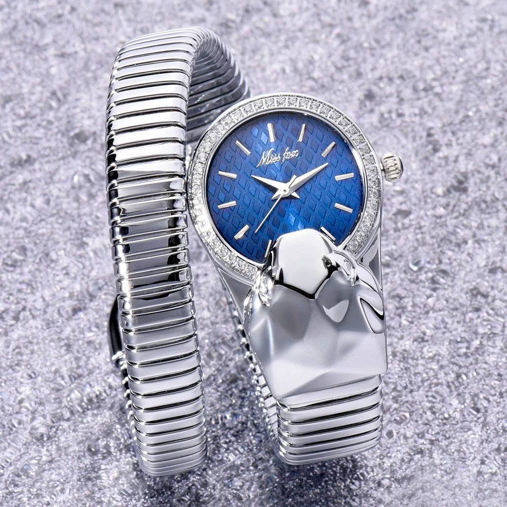 Fashion Jewelry Bangle Watch for Women Casual Ladies Quartz Watches Bling Crystal Unique Design Womens Watches Gold Reloj Mujer