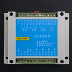 Protocollo MODBUS RTU modulo relè di controllo 4 in 4 out interruttore RS485 ingresso e uscita modulo PLC controller host