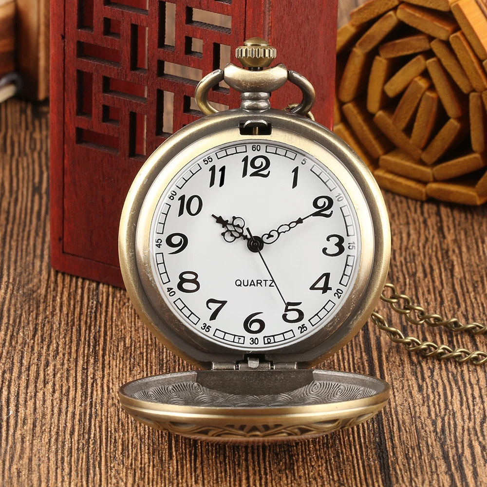 Orthodox Church Moscow Famous Russian Christian Saviour Cathedral Pattern Quartz Pocket Watch Religious Necklace Pendant Watch