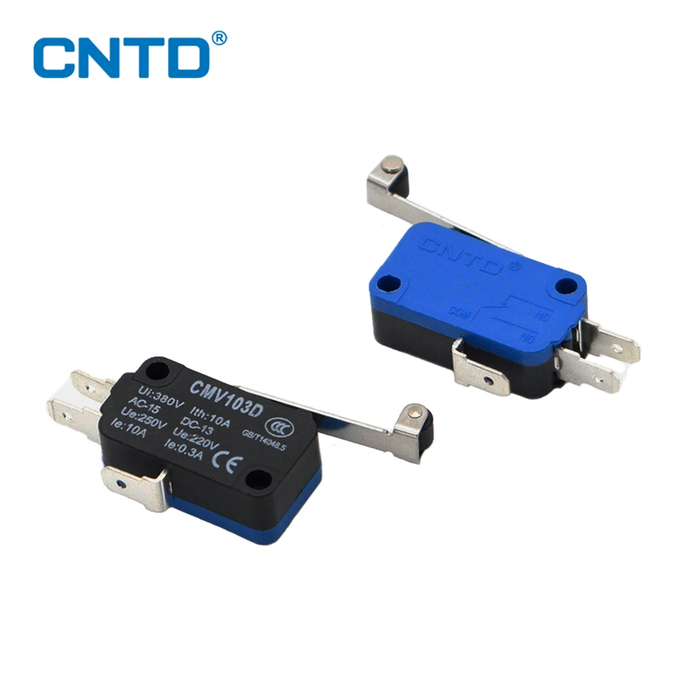 Small Limit Switch CMV103D UE220V 0.3A Momentary Micro Limit With Long Handle Open Limit Sensor for CO2 Laser Cutting machine