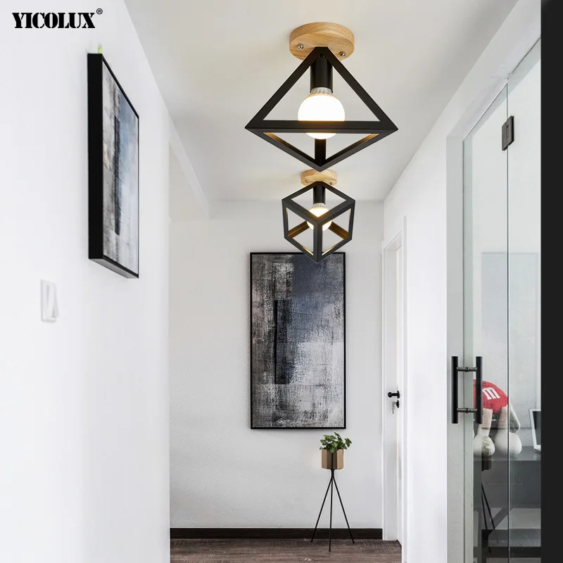 Lampu LED Chandelier Modern Baru Gaya Nordic Pencahayaan Dalam Ruangan Kamar Tidur Ruang Anak-anak Lampu Koridor Lorong Loteng Luminer