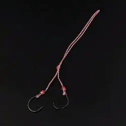 JINHONGKANG Fishhooks 100pcs High carbon Jigging Spoon Fishing Hook With PE Line Saltwater Jig Assist Fishhook For Sea Fishing