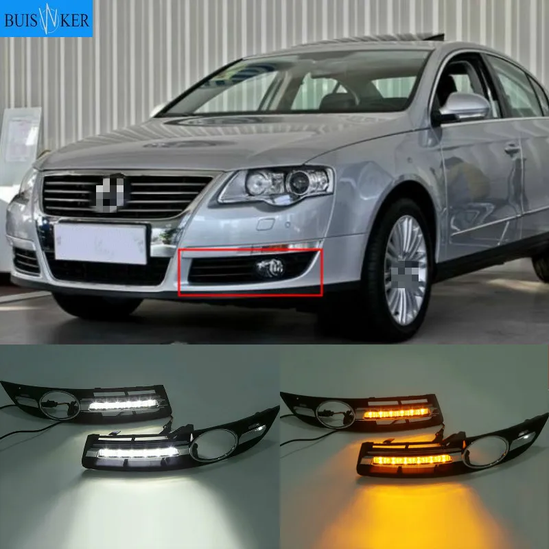 

LED DRL Day Light for Volkswagen Magotan / VW Passat B6 2007-2011 Daytime Running Light Driving Fog Lamp