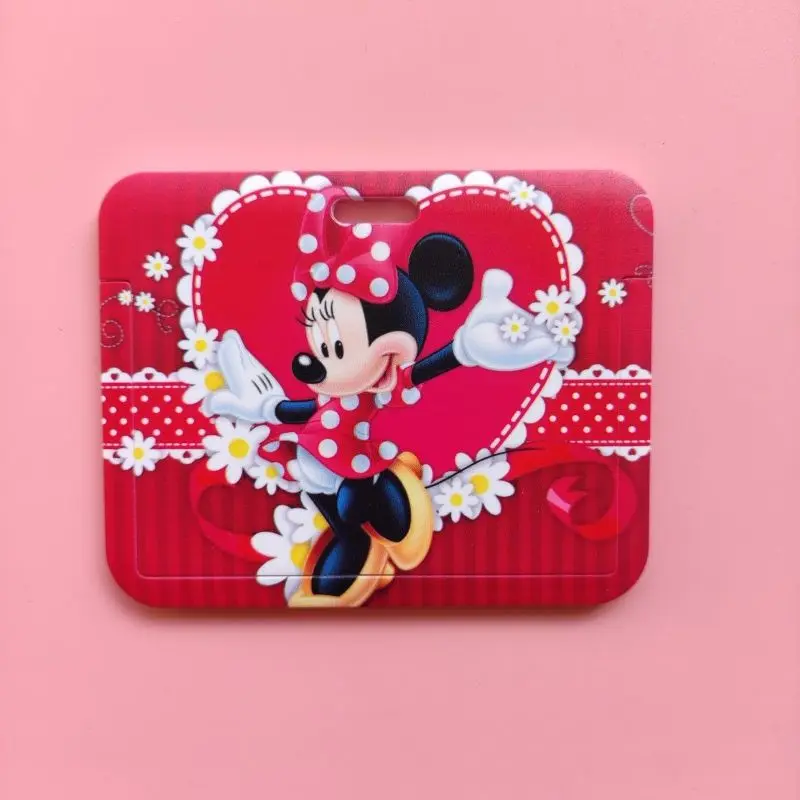 Horizontal Mickey Mickey Mouse Lanyard For Keys Chain ID Card Cover Pass Mobile Phone Charm Badge Holder Keyring Accessories