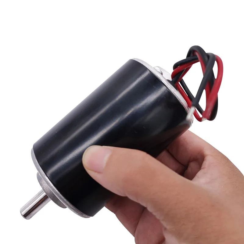 Machine Tool Spindle DC 12-48V 200W dc spindle motor brush air cool for CNC engraving machine