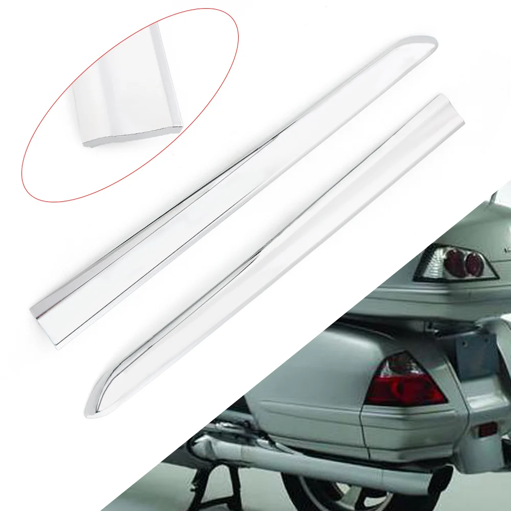 

Накладка для обтекателя мотоцикла, 2 шт., хромированный для седельной сумки, для Honda Goldwing GL1800 2001-2011