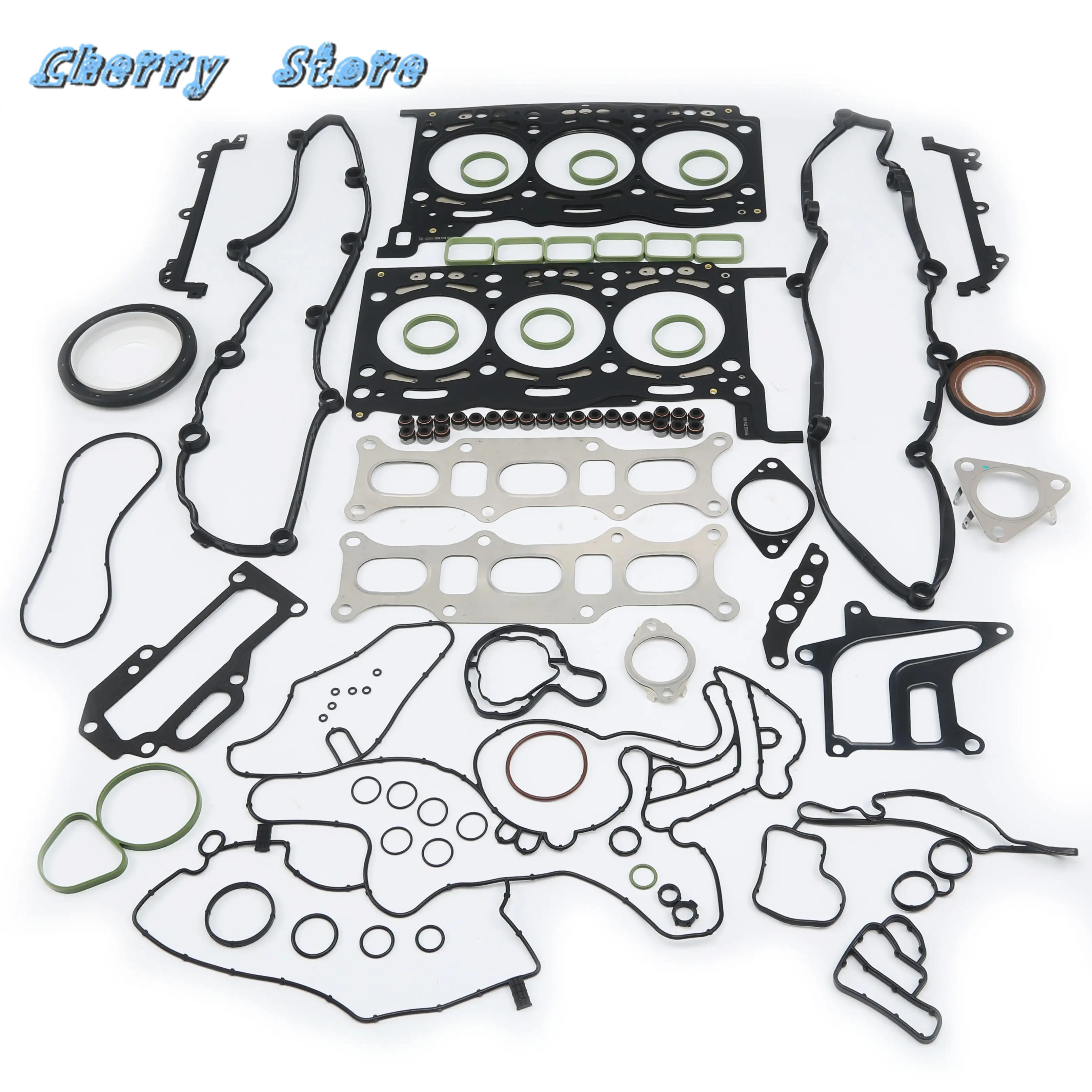 

3.0TDI Diesel Engine Cylinder Head Gasket 059103383NK 059103383NG Valve Stem Seal Kit For Audi A6 S6 Q5 A7