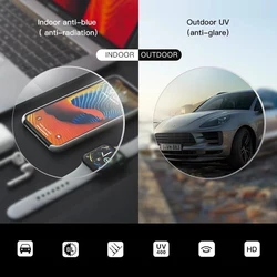 OCCI CHIARI Anti Blue Light Rays Photochromic Prescription CR-39 Resin Aspheric Glasses Lenses Presbyopia Myopia Lens