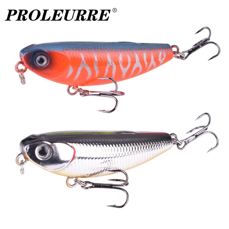 

1Pcs Topwater Fishing Lure Floating Pencil Hard Bait 50mm 5.5g Mini Pencil Wobblers Artificial Hard Baits Bass Trout Pike Tackle