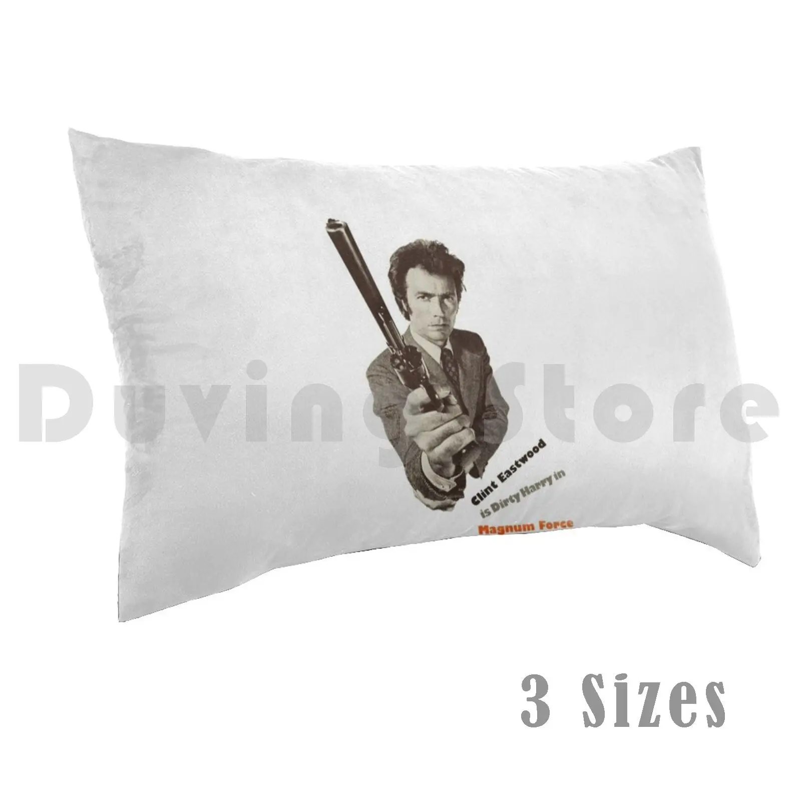 Dirty Harry By Clint Pillow Case DIY 50*70 Clint Eastwood Clint Western Eastwood Cowboy Movie Good Bad