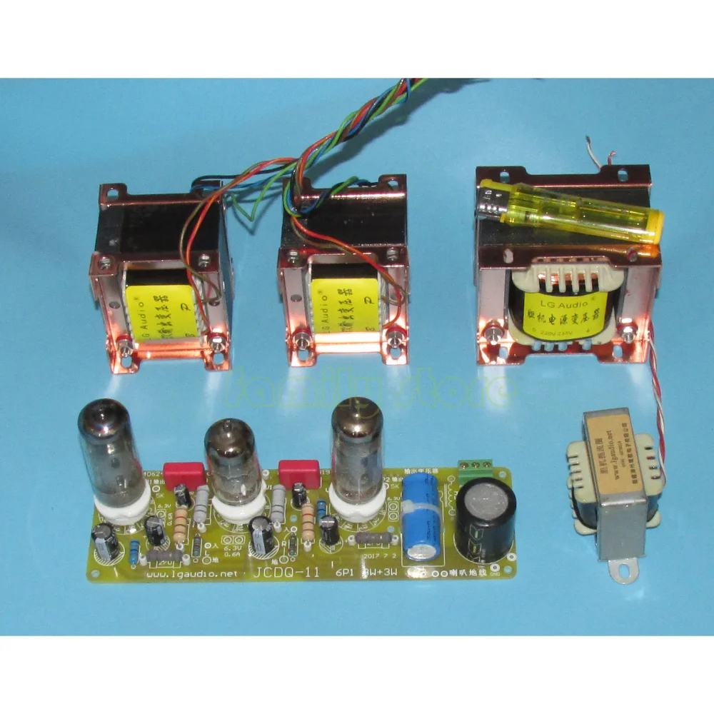 Luge  assembly 6N1 push 6P1 tube power amplifier kit, reasonable wiring, full low frequency, high frequency crisp and sweet