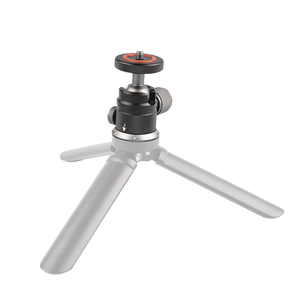 FOTGA Universal Aluminum Alloy Tripod Ball Head Heavy Duty Camera Head for DSLR Mirrorless Camera Tripod Mounting