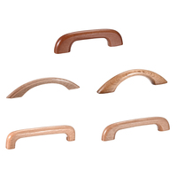 uxcell 5pcs 10pcs Wood Pull Handles 65mm 97mm Hole Distance Drawer Door Cabinet Pulls Length 91mm 95mm 109mm 120mm 125mm