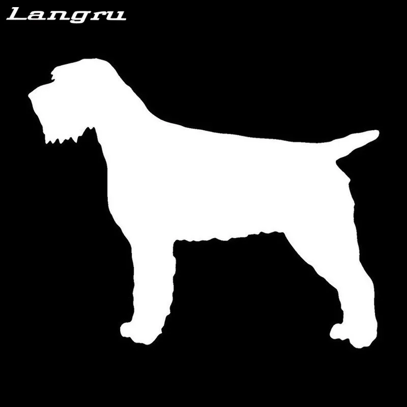 Langru Wirehaired Pointing Griffon Dog Vinyl Decal Car Stickers Decoration Car Accessories Jdm