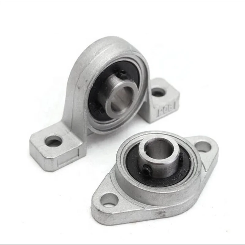 4pcs Kp08 Kfl08 Kfl000 Kp Bearing Insert Shaft Support Spherical Roller Zinc Alloy Mounted Bearings Pillow Block Housing