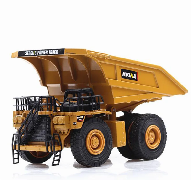 1/40 Scale Truck Die-cast Alloy Metal Car Excavator Mining Dump Truck Excavator Model Toy Engineering Truck For Kids Collections