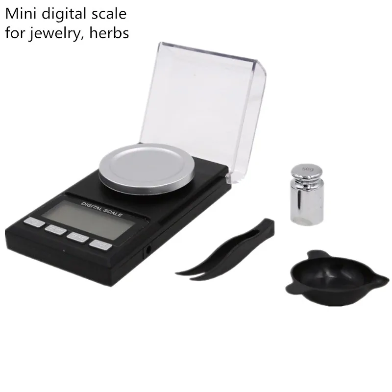 50g/100g 0.001g Pocket Digital Scales High Accuracy Pocket Scale Jewelry Balance Drug Gram Weight for Kitchen Weighing Tool