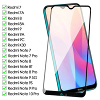 Protective Glass For Xiaomi Redmi Note 7 8 8T 9S 9 10 ProTempered Screen Protector Redmi 7 7A 8 8A 9 9A 9C K30 Safety Glass Film