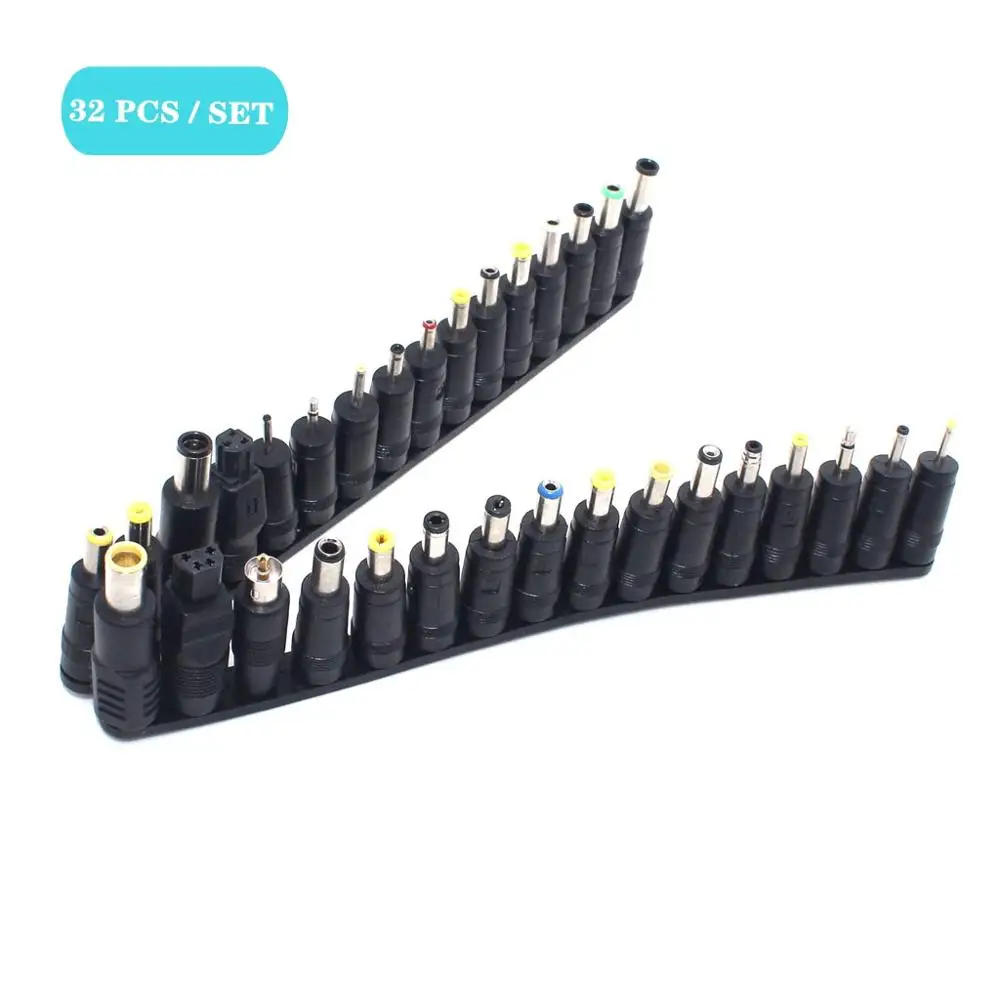 32pcs Dc Plug 5.5*2.1mm Female jack for Laptop Ac Power Charging Adapter Computer Tips Connector for dell Lenovo for Hp Notebook