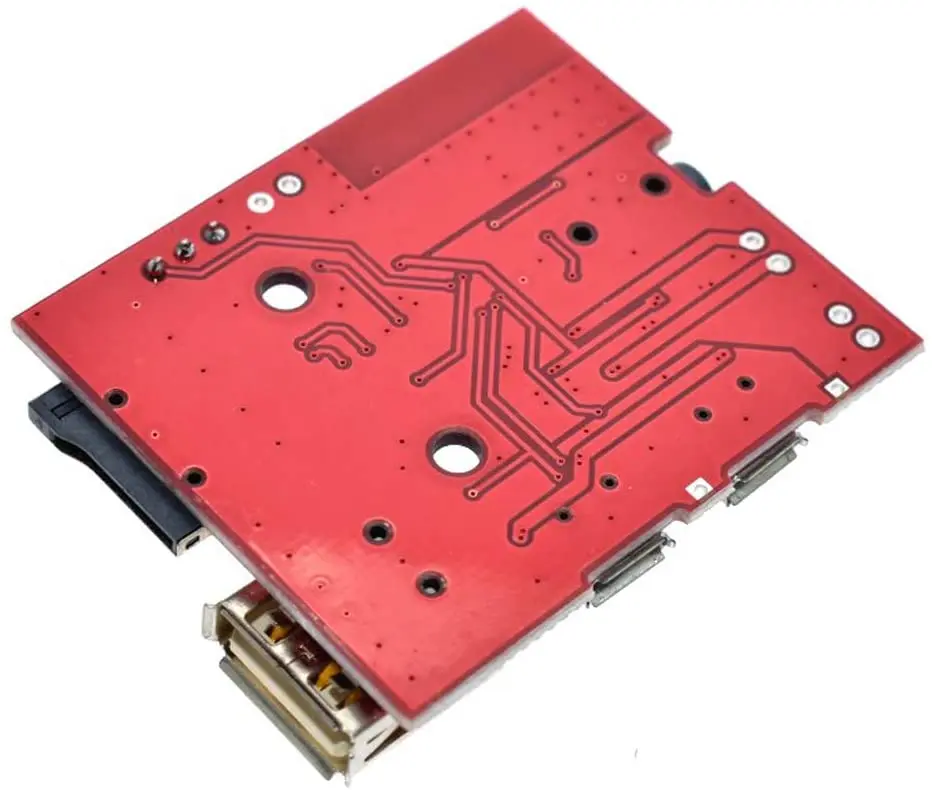 3W Car Bluetooth 4.1 MP3 WAV Decoding Board Speaker Amplifier Audio Receiver Module Support USB/TF/U-Disk/IR with Remote Control