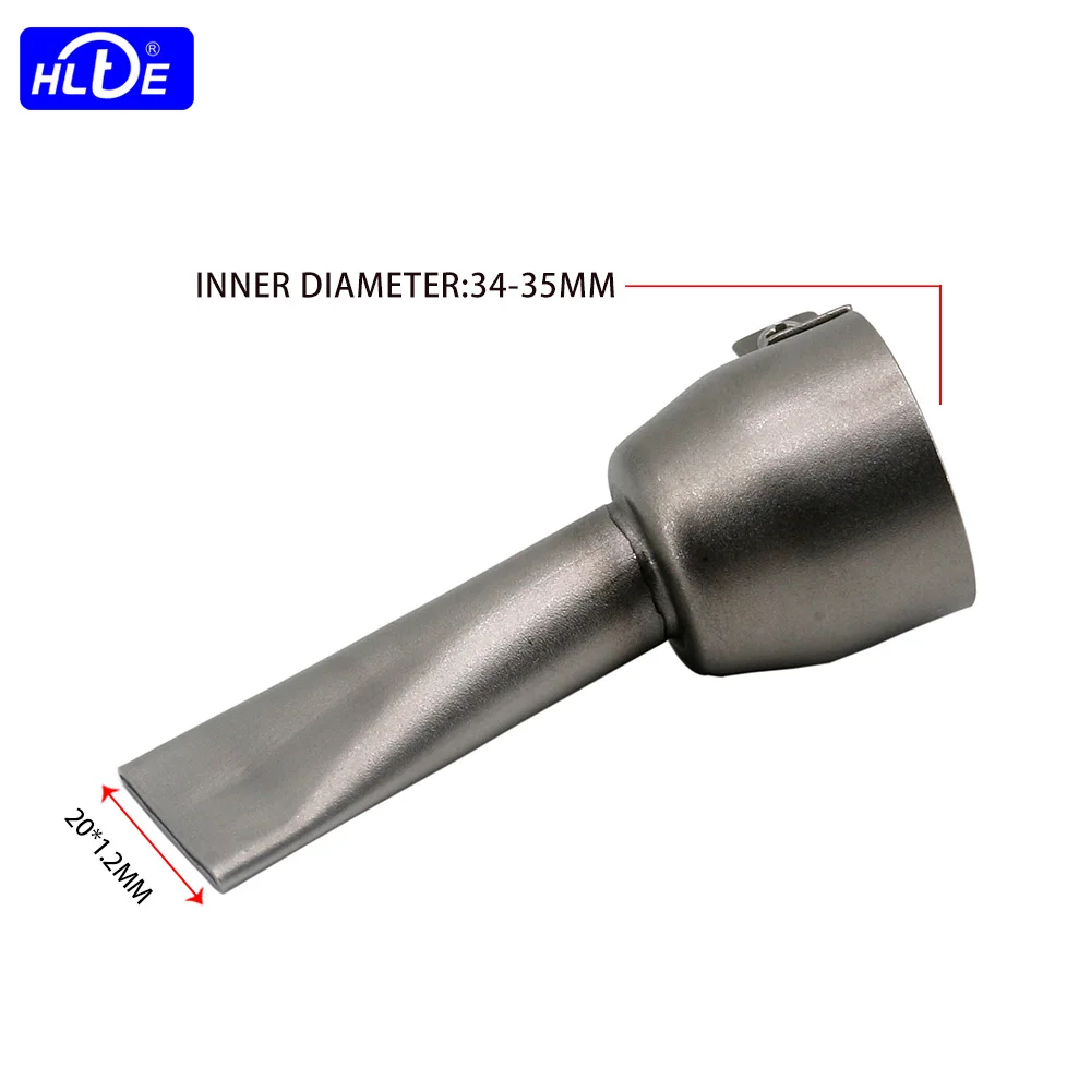 2000W Plastic Welding Gun with 20MM Flat Nozzle - High Power Hot Air Welder for PVC/Acrylic Repair, Includes Nozzle Accessories