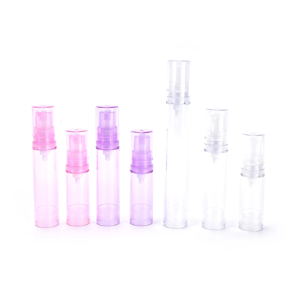 Hot 1pc 5/10/15ml Leere Airless Pumpe Flaschen Kosmetische Lotion Container Reise Liefert 7 Arten