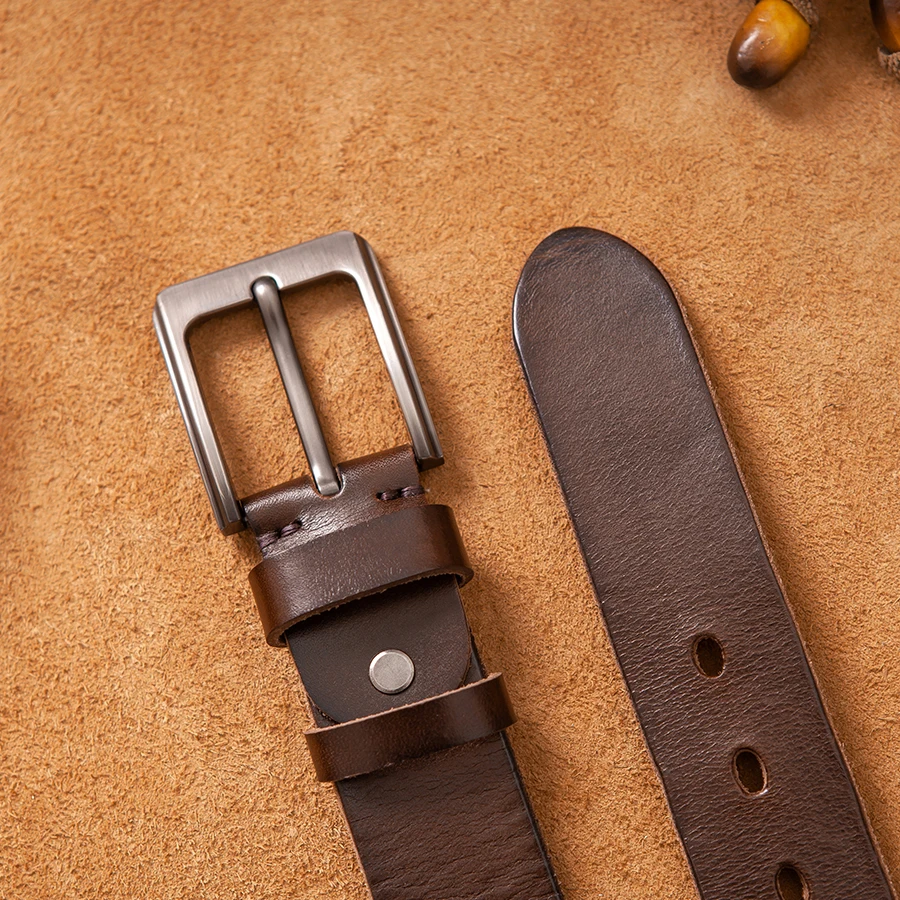 Cinturón de cuero de vaca para hombre, correa de hebilla de aleación para hombre, Correa ancha para hombre, Cummerbund de lujo