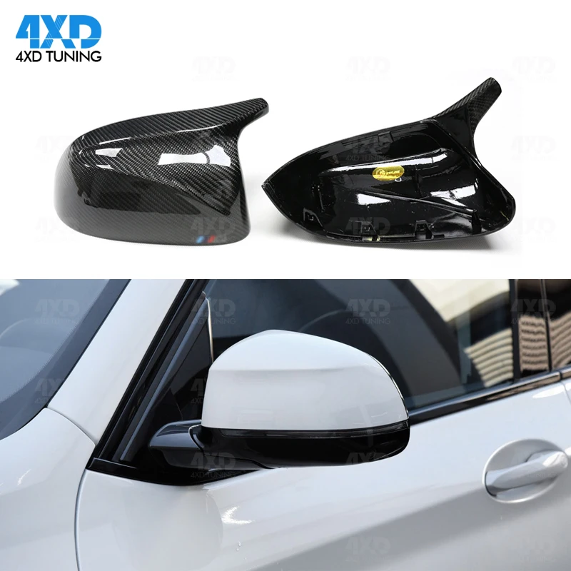 

Exterior Carbon Fiber Replacement Style Mirror Cover M look With M logo For BM W New Model X3 G01 X4 G02 X5 G05 2018-UP