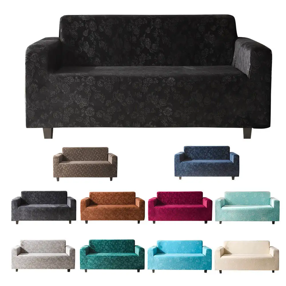 Nordic printed Crystal velvet Fabric sofa cover Stretch Sofa cover Multifunctional pad high quality sofa protector 1/2/3/4 seats